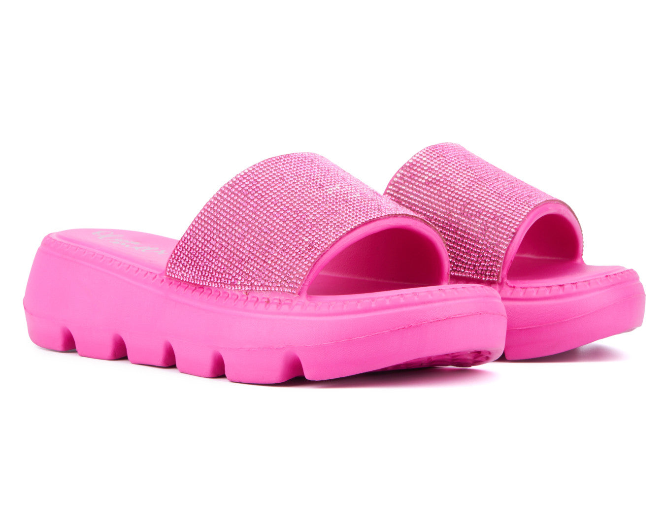 Women's Glitter Gaze Slide Sandal