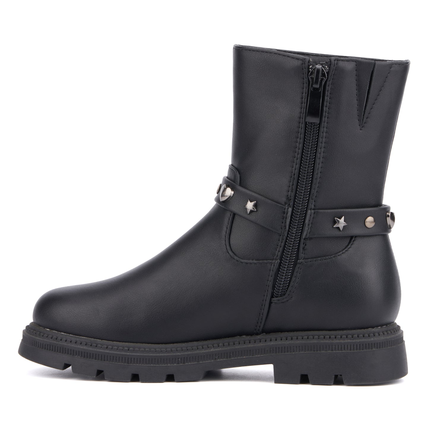 Girl's Harness Lug Sole Boot