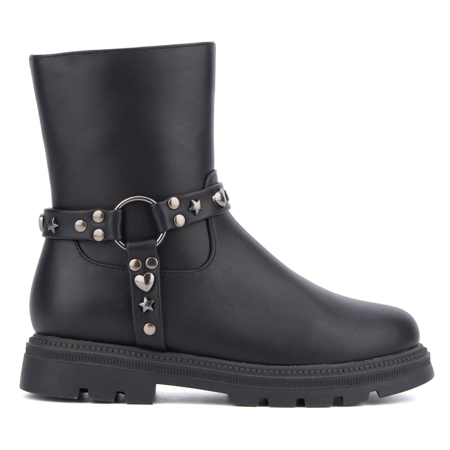 Girl's Harness Lug Sole Boot