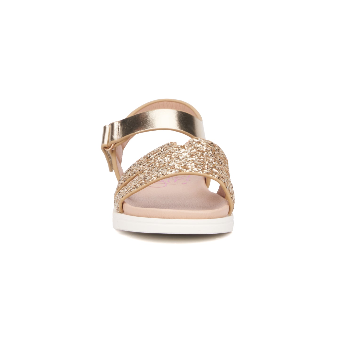 Girl's Toddler Glitter Glow Slide Sandals