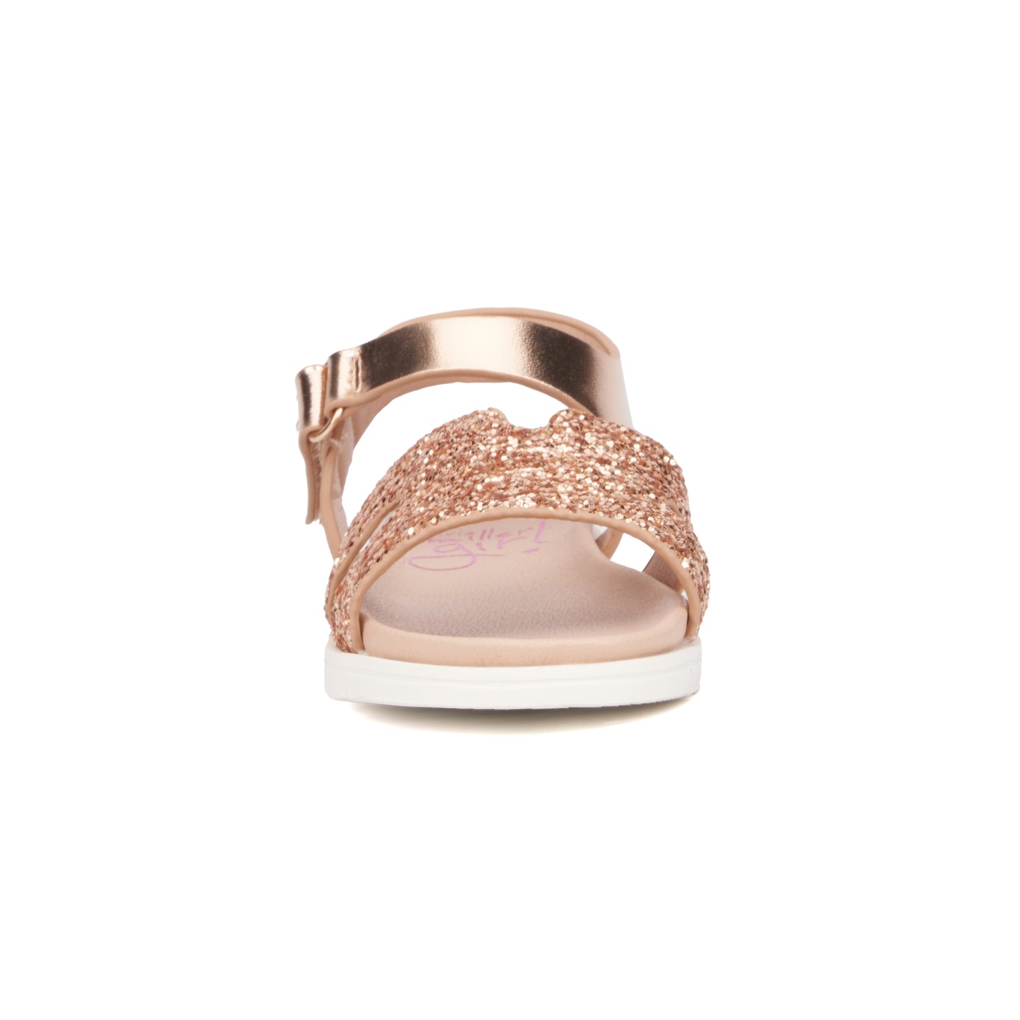 Girl's Toddler Glitter Glow Slide Sandals