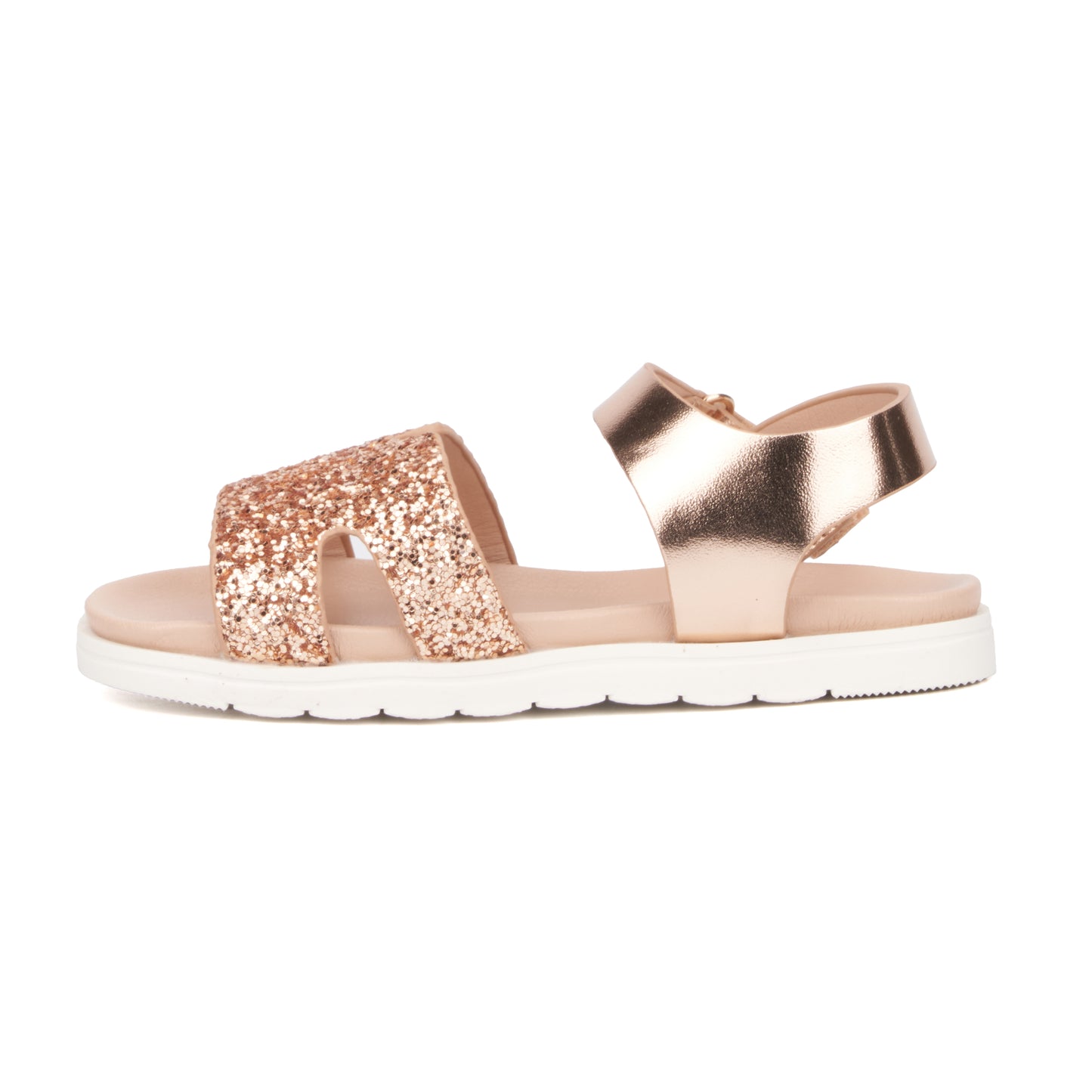 Girl's Toddler Glitter Glow Slide Sandals