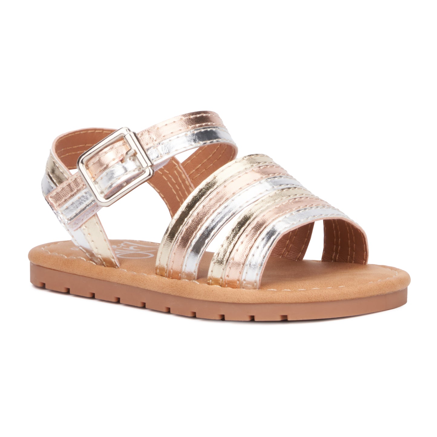 Girl's Toddler Rainbow Daze Slide Sandals