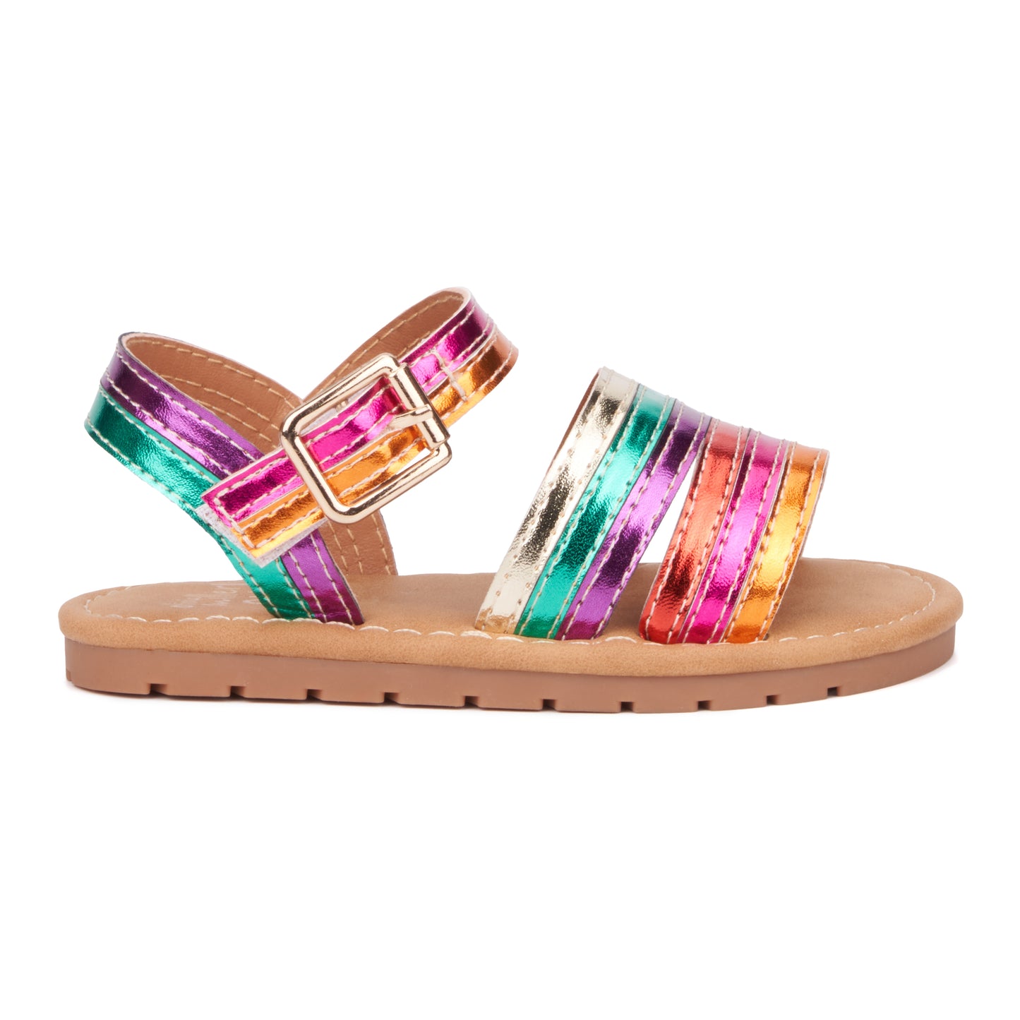 Girl's Toddler Rainbow Daze Slide Sandals
