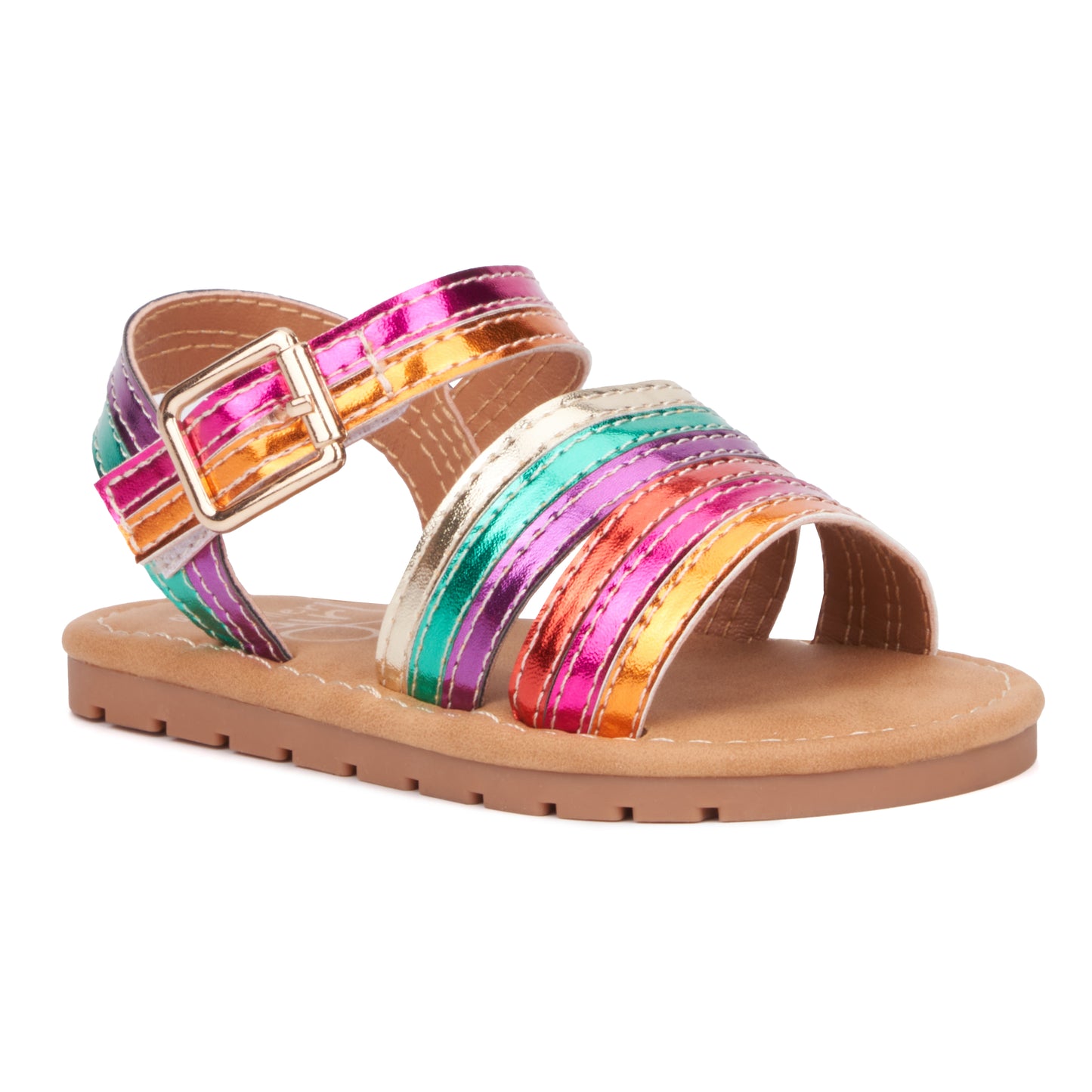 Girl's Toddler Rainbow Daze Slide Sandals