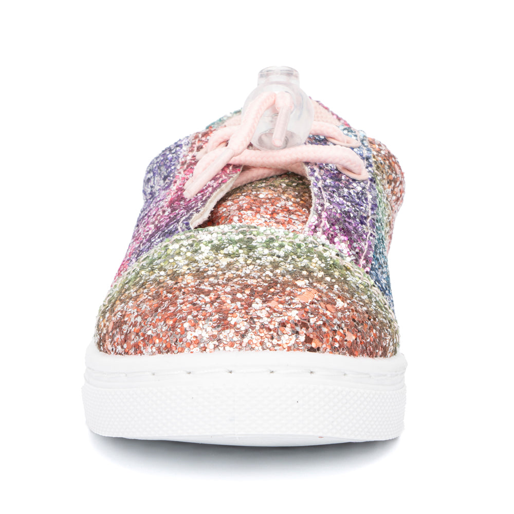 Toddler's Rainbow Glitter Sneaker