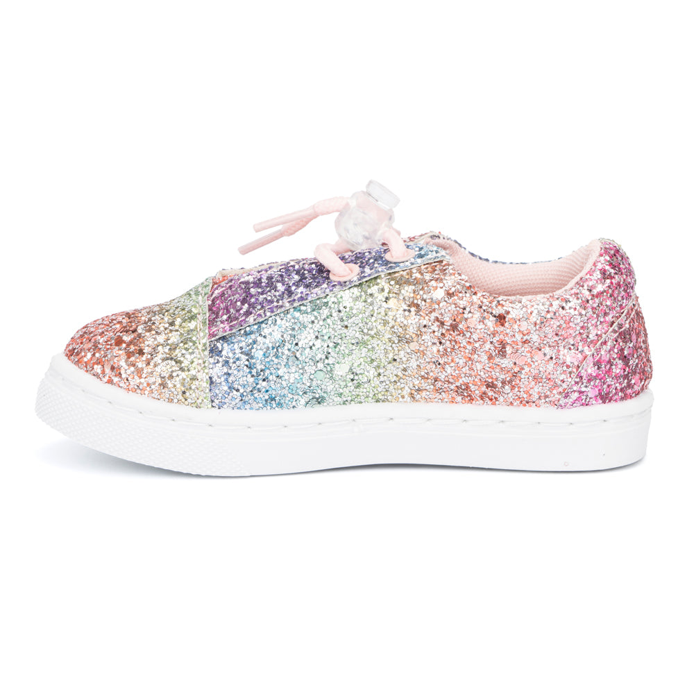 Toddler's Rainbow Glitter Sneaker