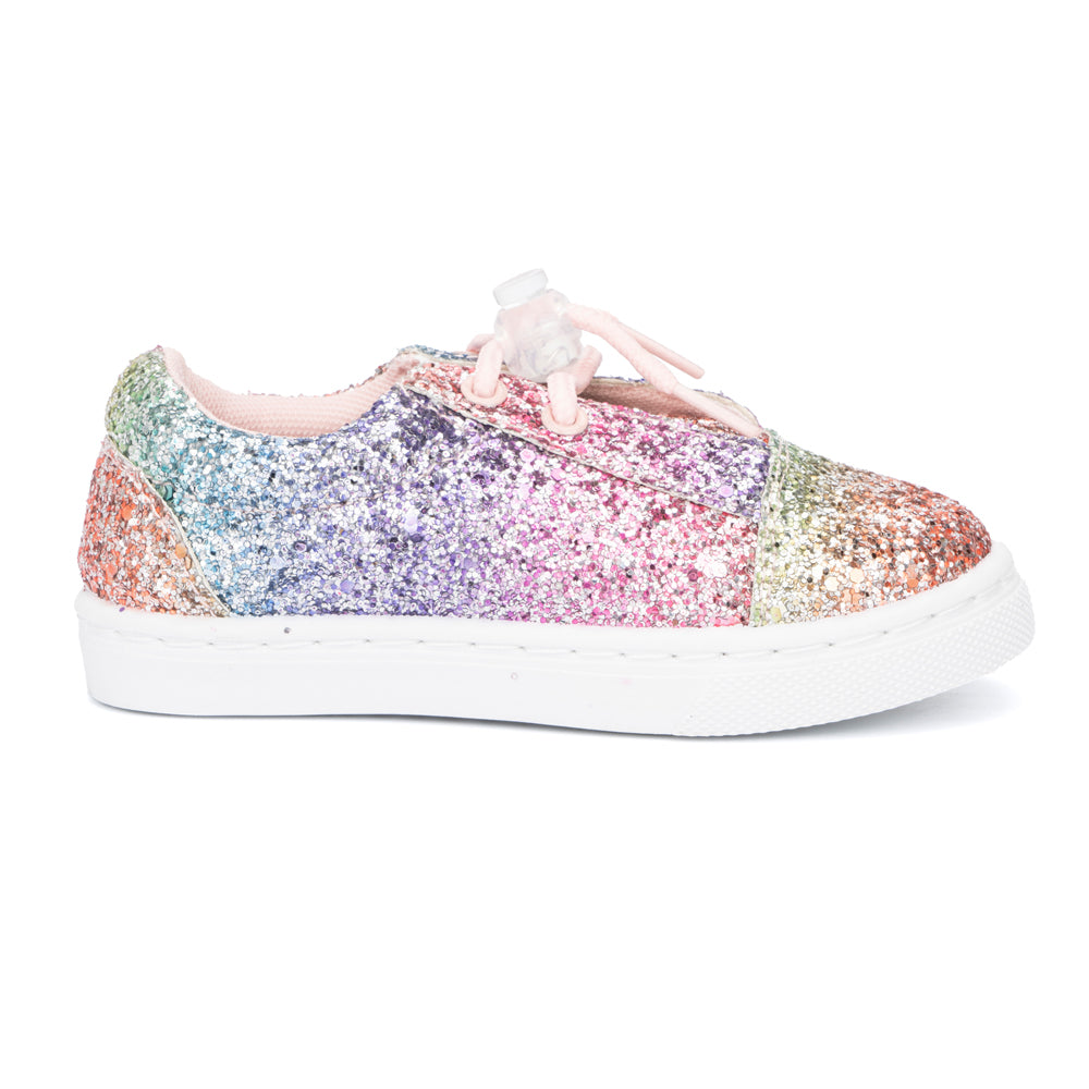 Toddler's Rainbow Glitter Sneaker