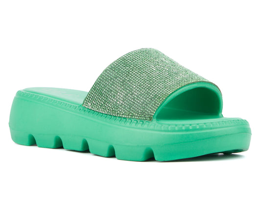 Women's Glitter Gaze Slide Sandal