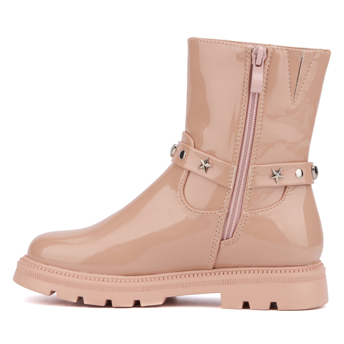 Girl's Harness Lug Sole Boots