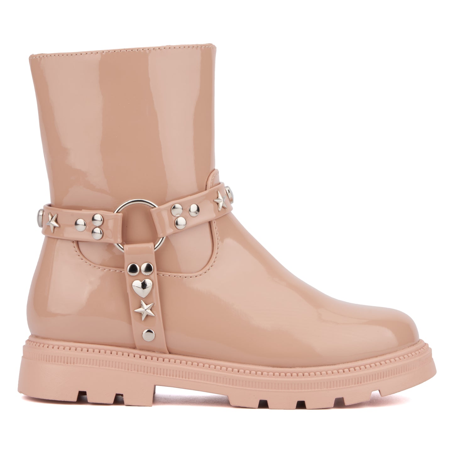 Girl's Harness Lug Sole Boots