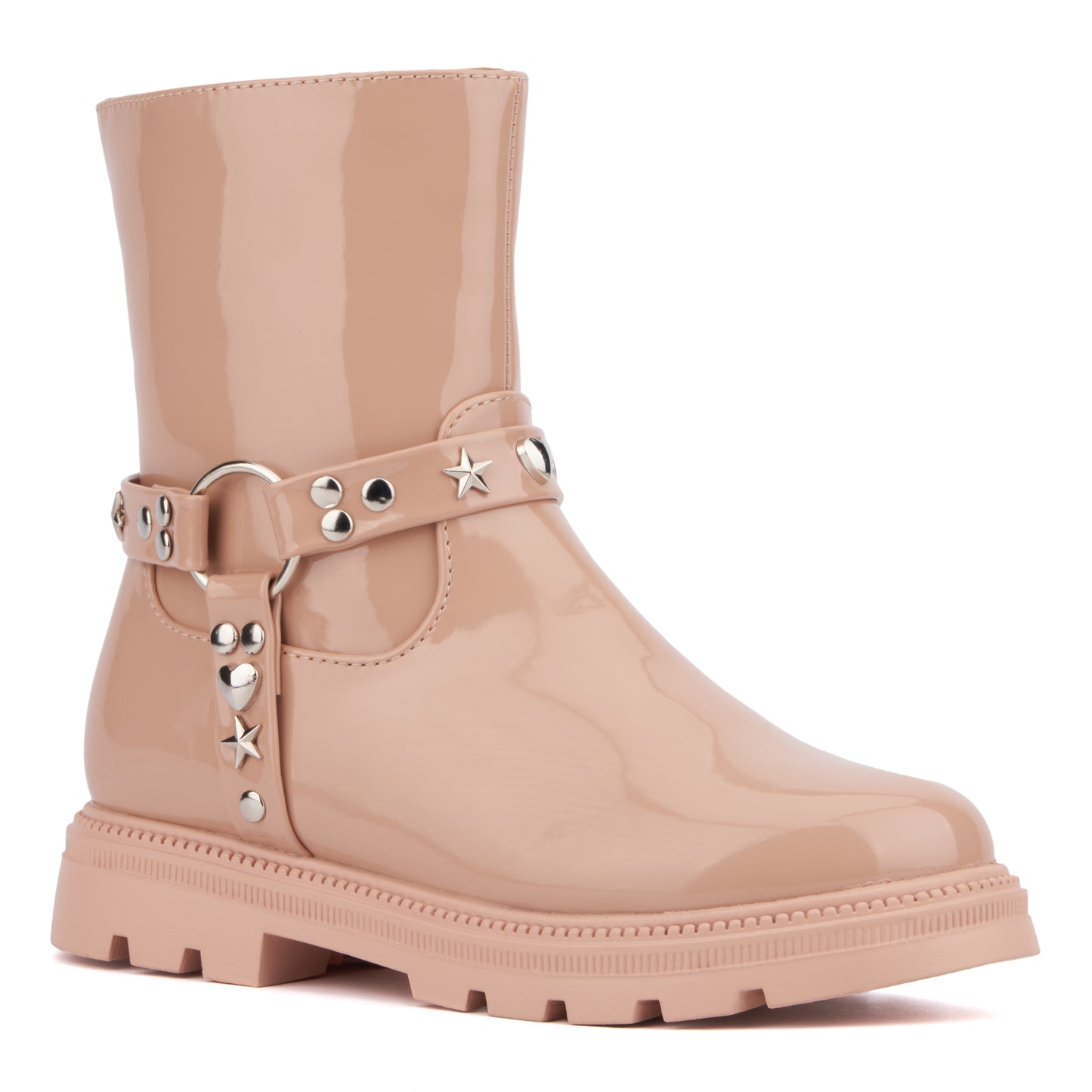 Girl's Harness Lug Sole Boots