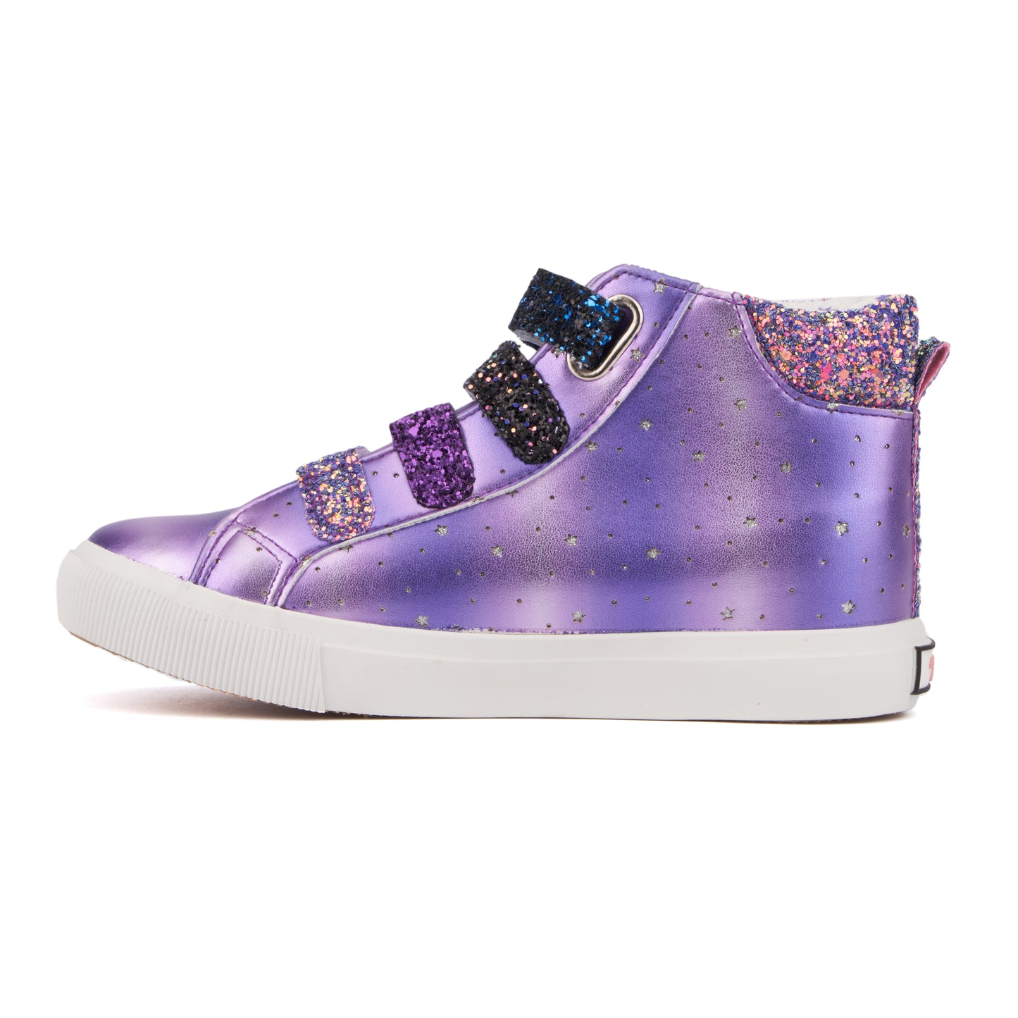 Girl's Rain Bow High Top Sneakers