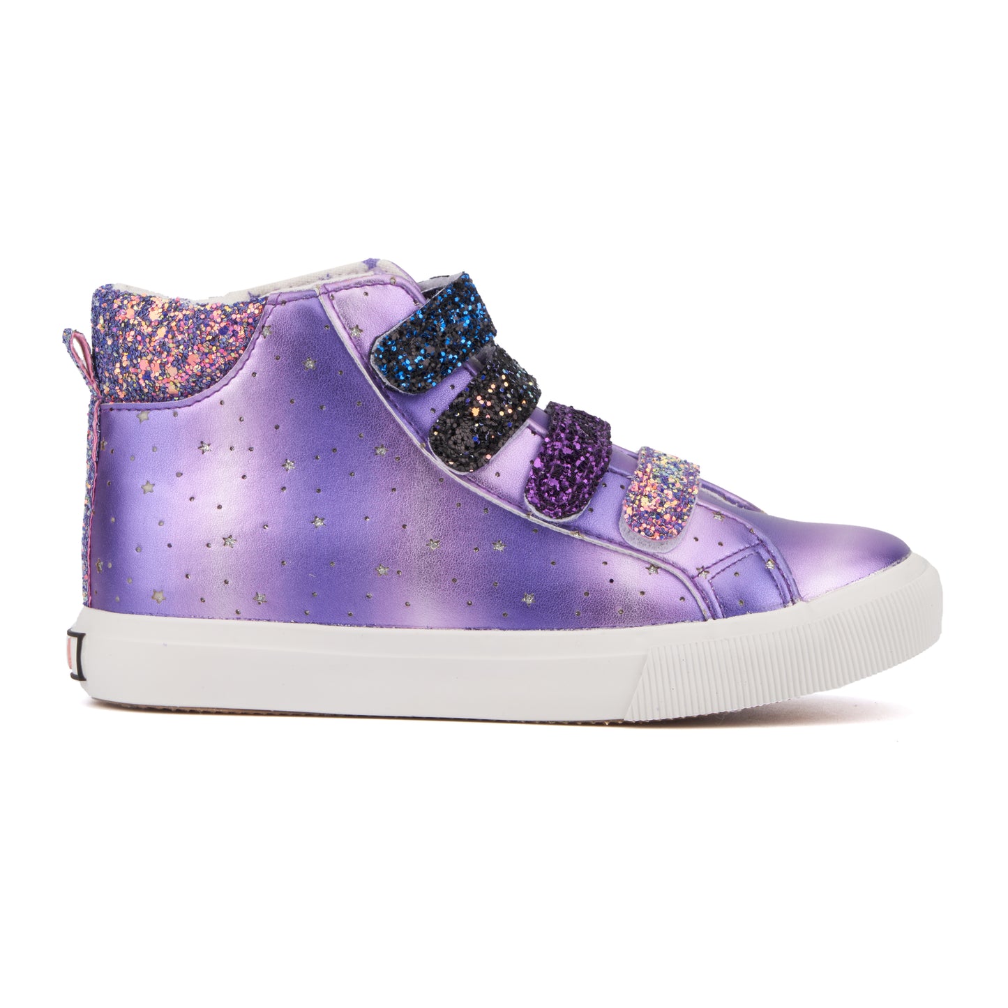 Girl's Rain Bow High Top Sneakers