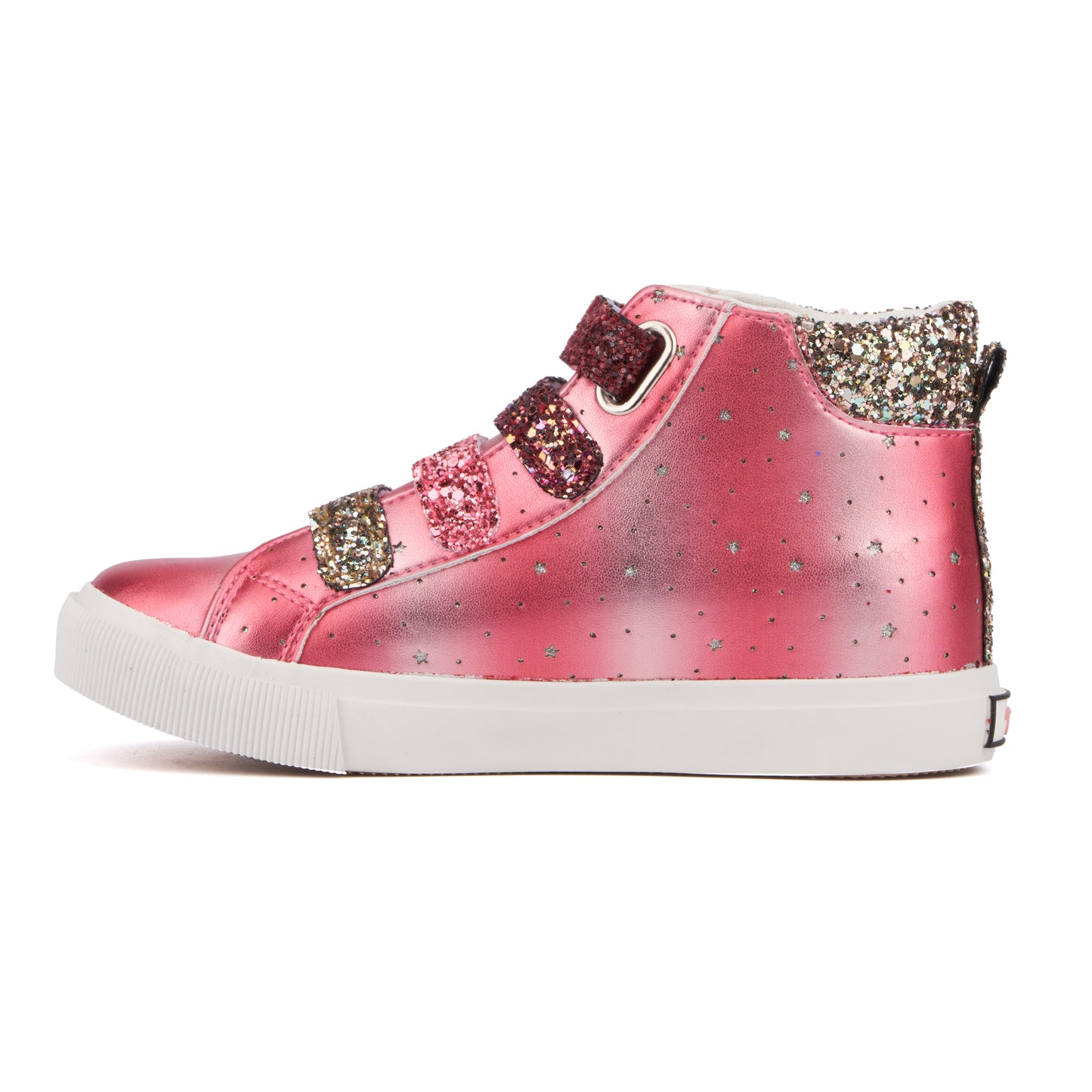 Girl's Rain Bow High Top Sneakers