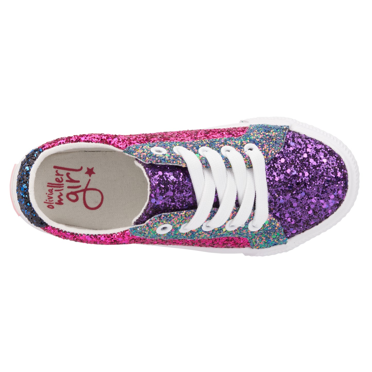 Girl's Glitter Low Top Sneakers