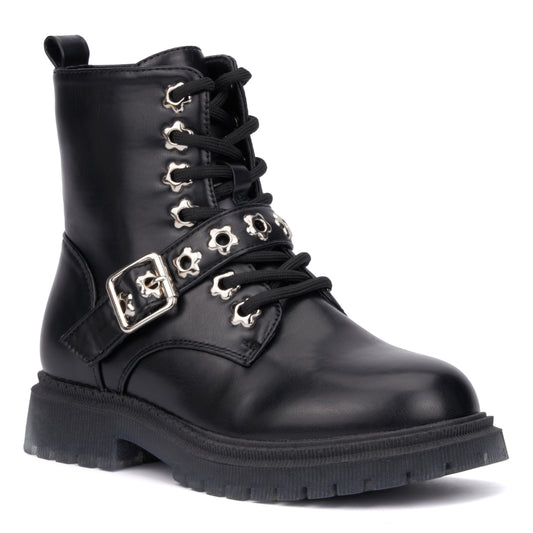 Girl's Star Bright Combat Boots