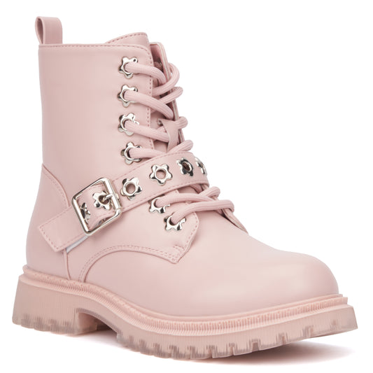 Girl's Star Bright Combat Boots