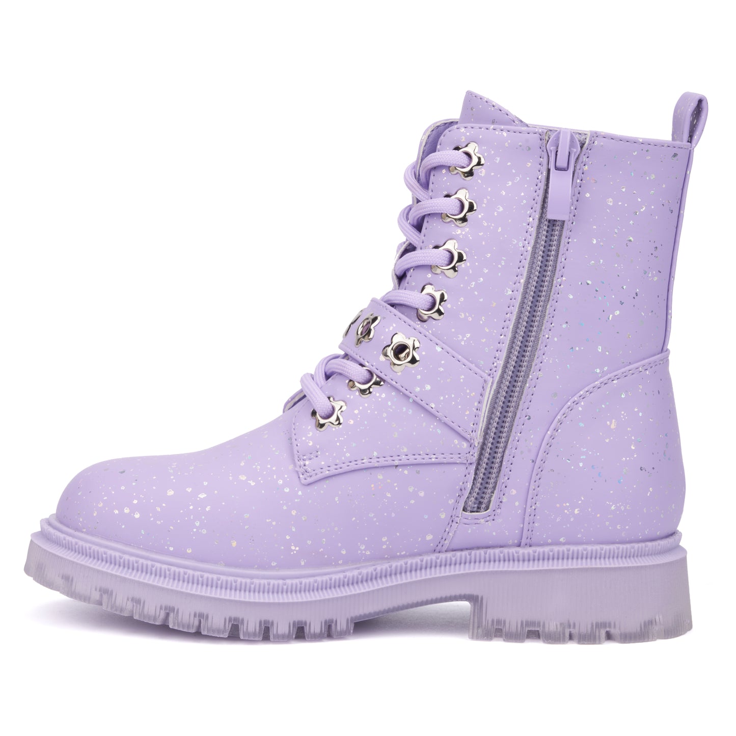 Girl's Star Bright Combat Boots