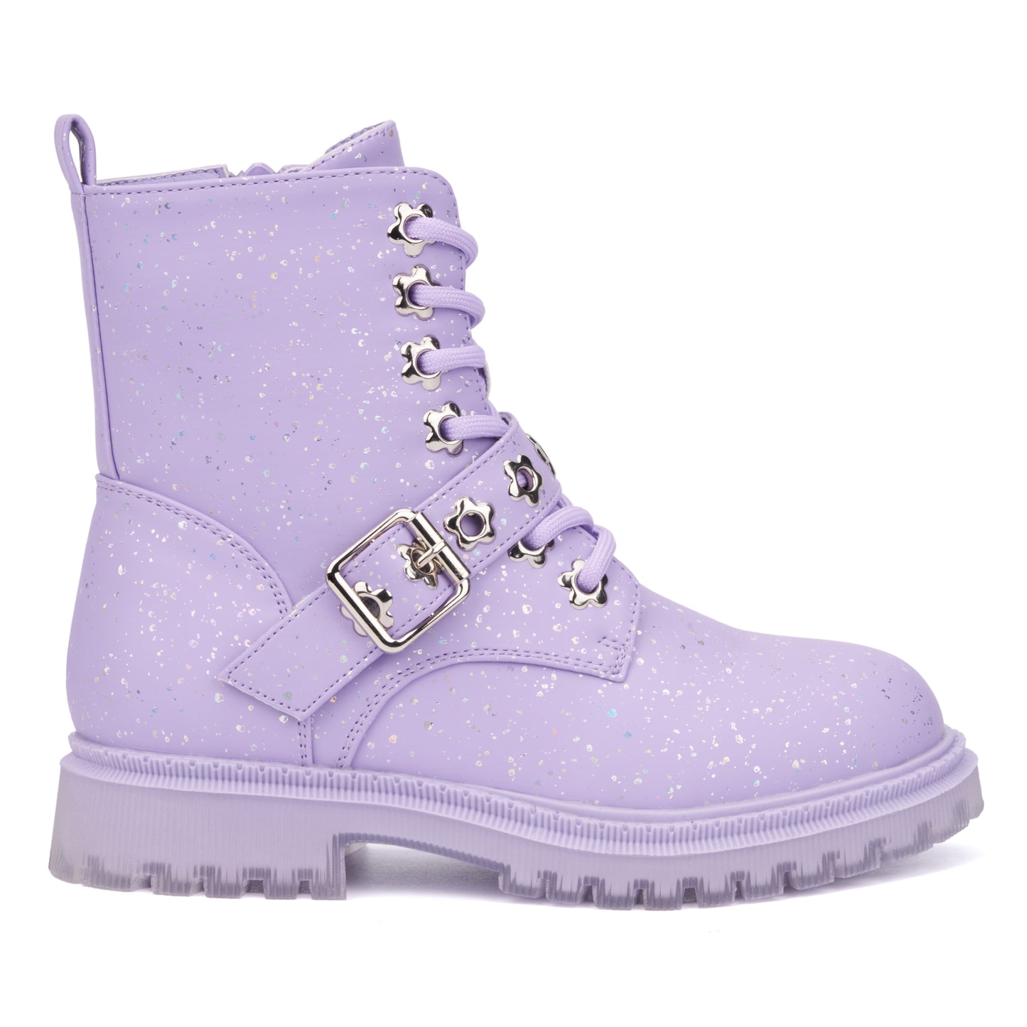 Girl's Star Bright Combat Boots