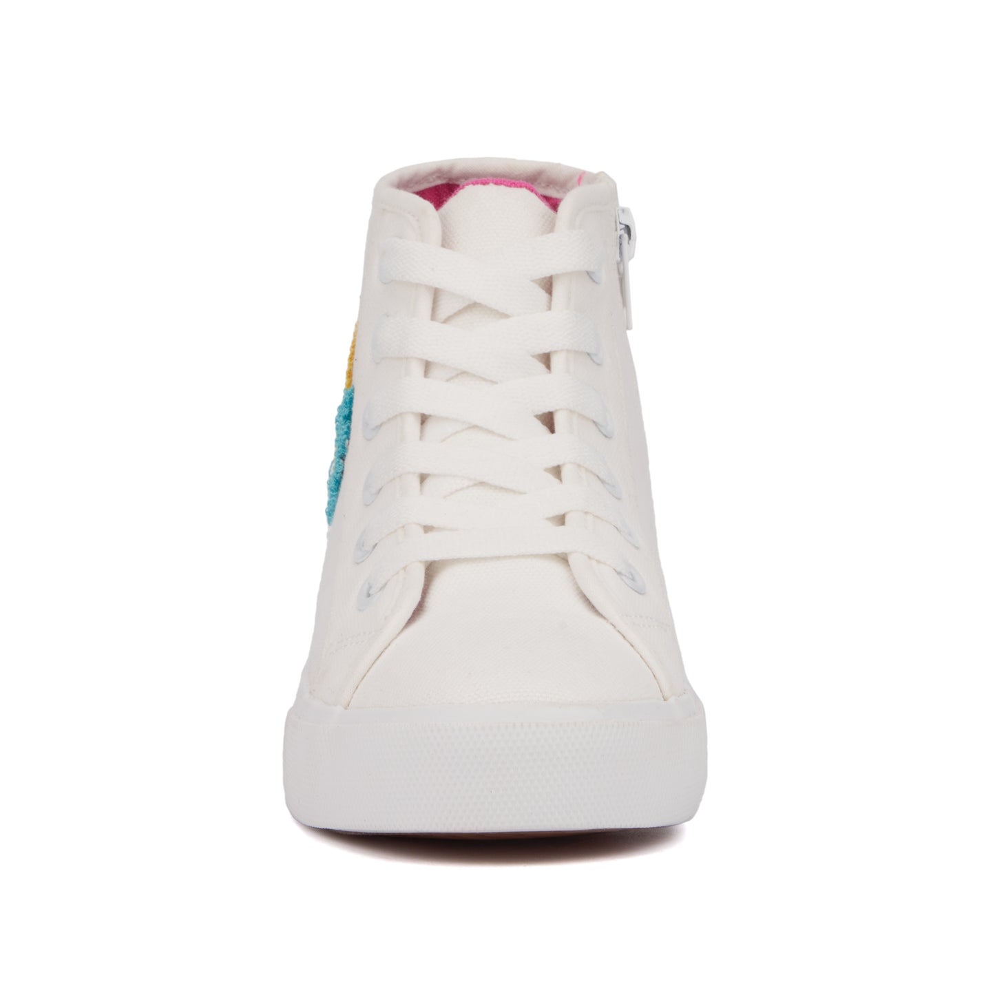 Girl's Patch High Top Sneakers