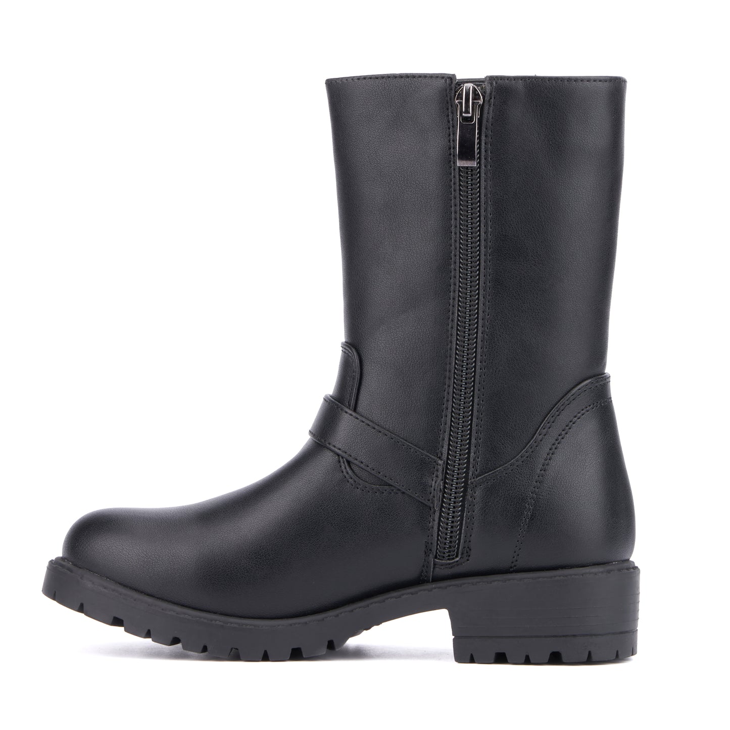 Girl's Moto Lug Sole Boots