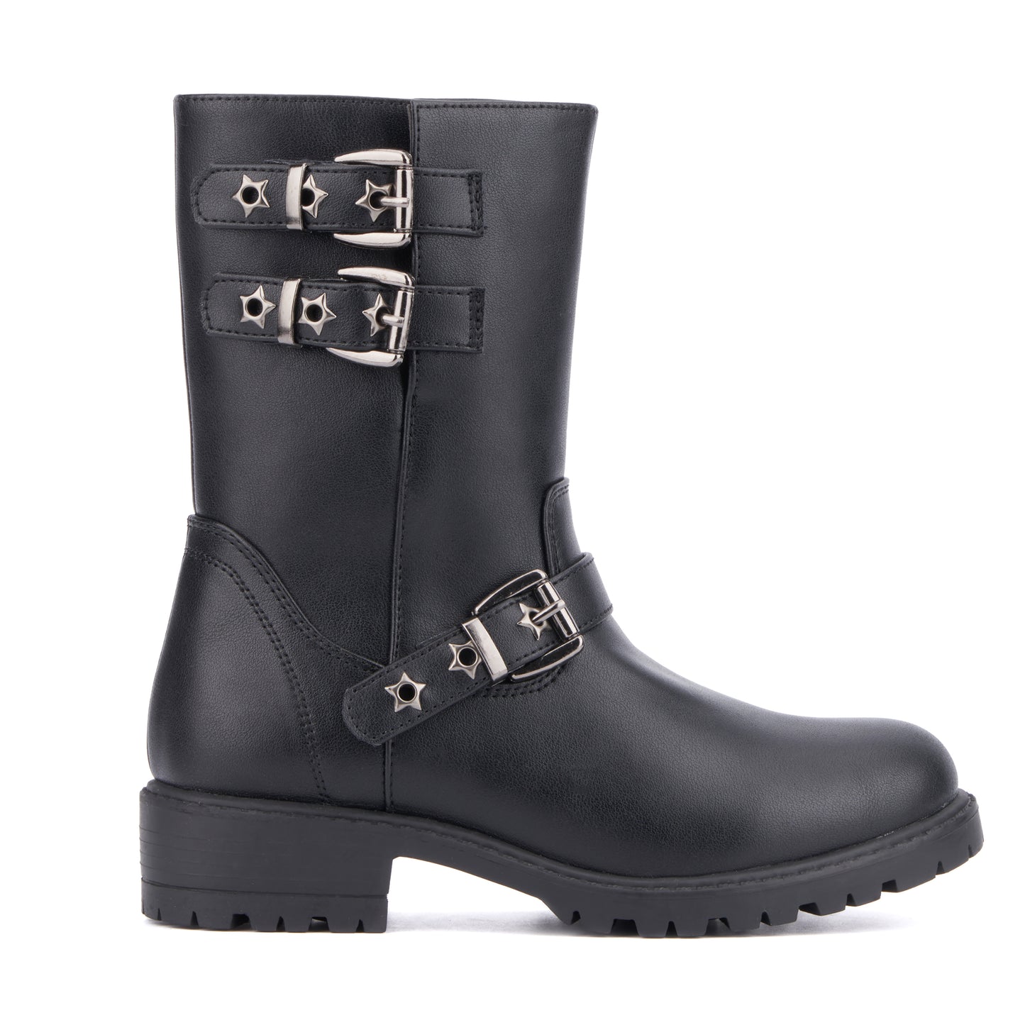 Girl's Moto Lug Sole Boots