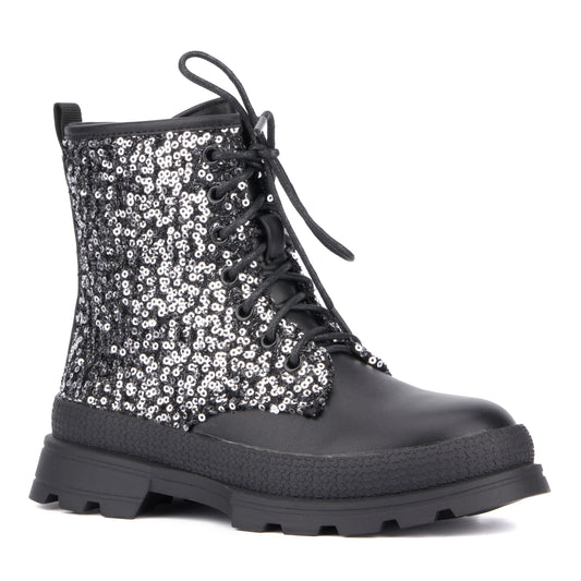 Girl's Galaxy Gal Combat Boots