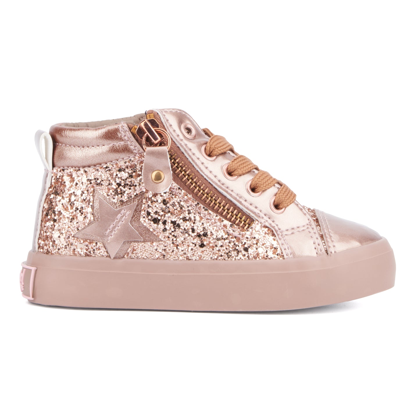 Girl's Toddler Star High Top Sneakers