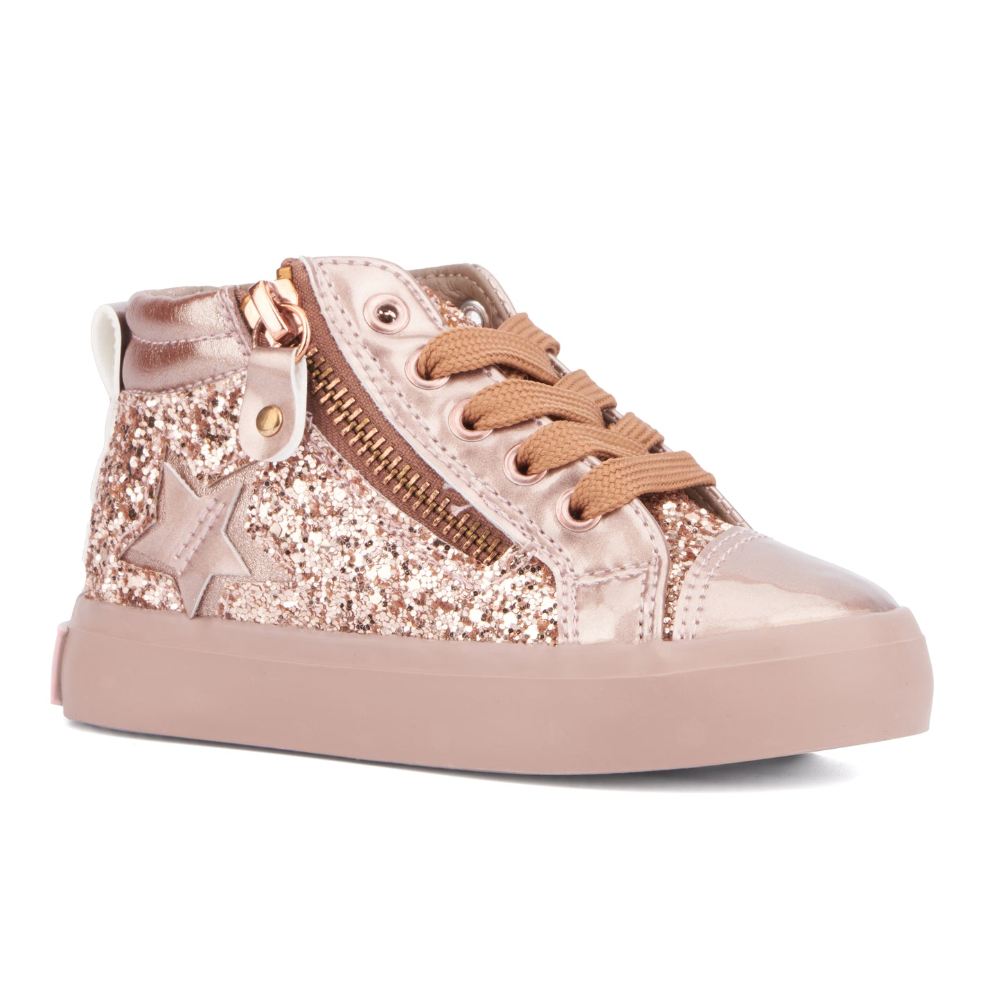 Girl's Toddler Star High Top Sneakers