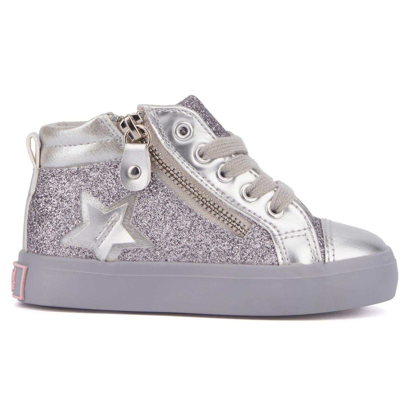 Girl's Toddler Star High Top Sneakers