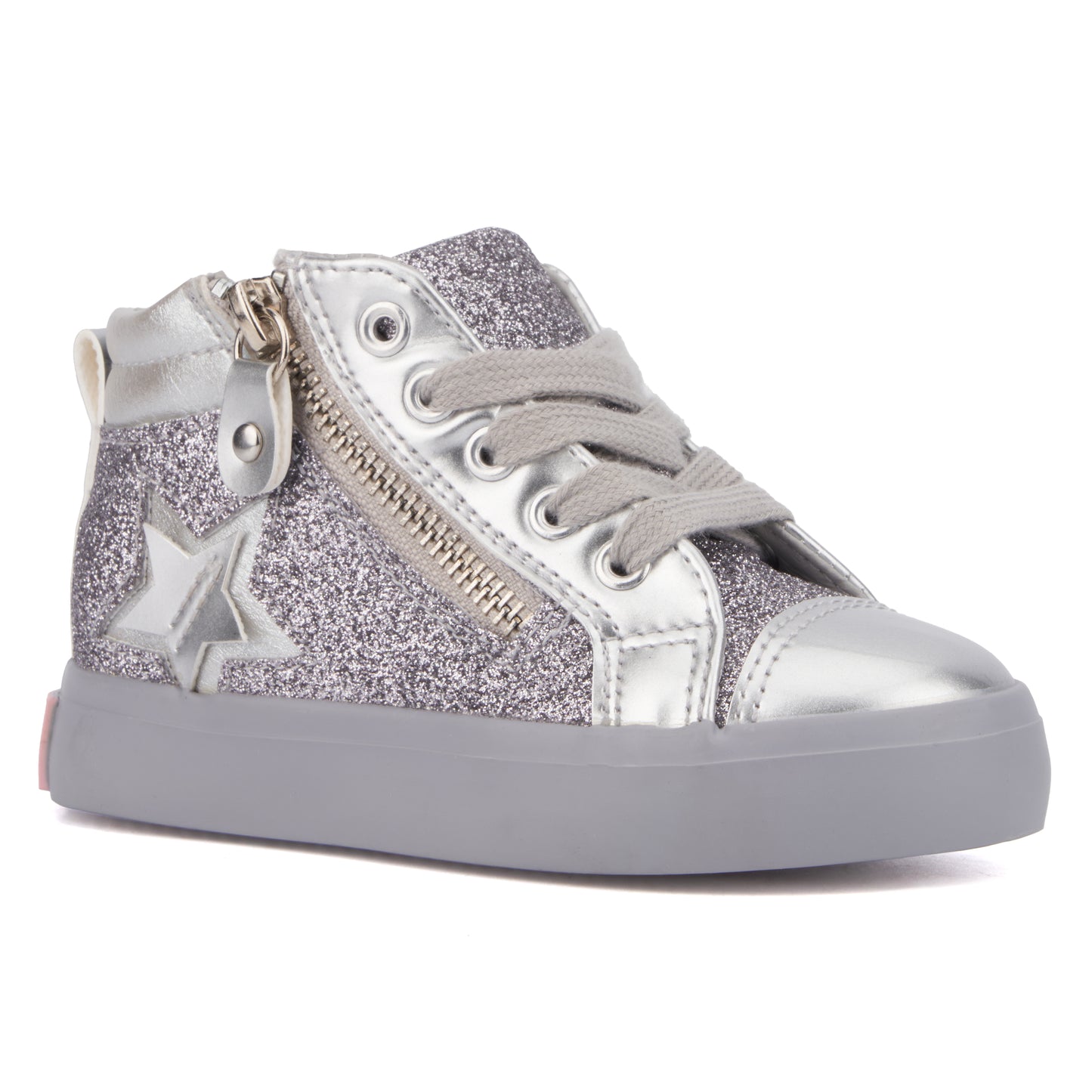 Girl's Toddler Star High Top Sneakers